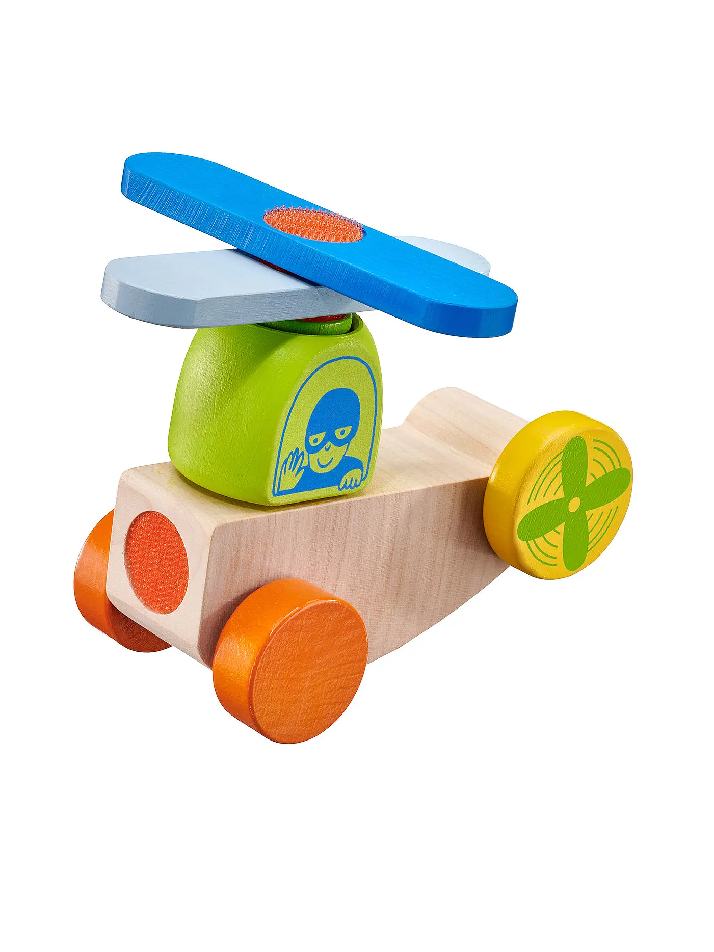 SELECTA | Klettini® Flieger Klett-Stapelspielzeug | 